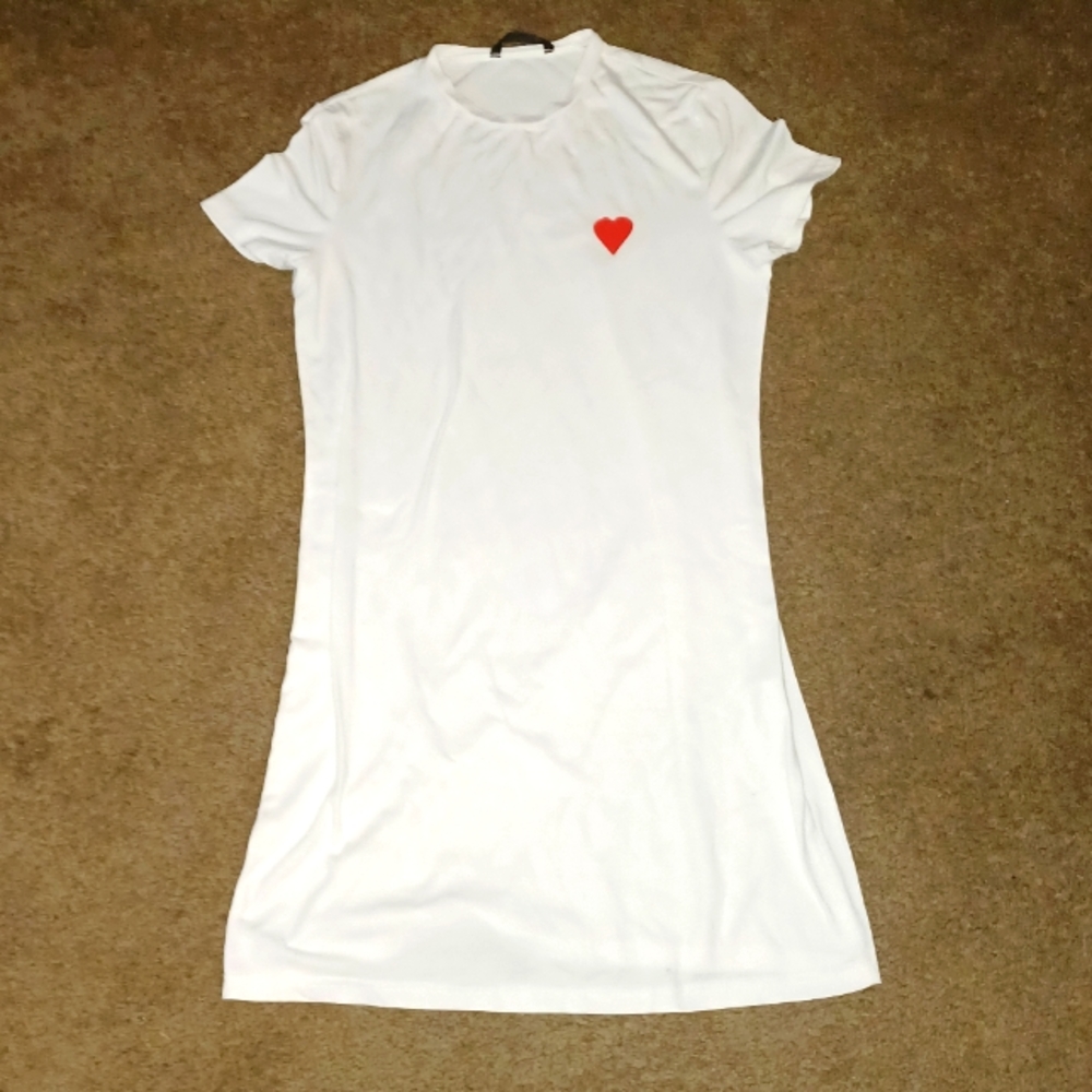 Shein fitted t-shirt dress